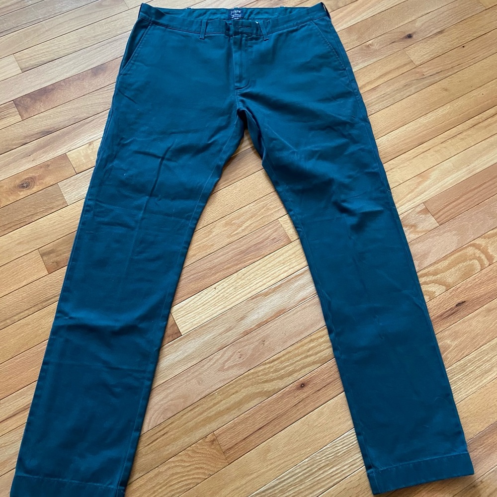 J. Crew men’s pants dark green 33 x 32